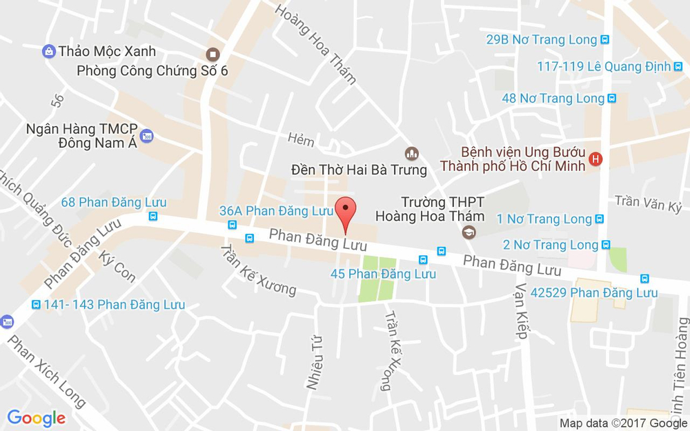 Vị trí bản đồ 24B, Phan Đăng Lưu, P. 6 Quận Bình Thạnh TP. HCM