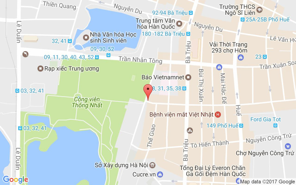 Vị trí bản đồ 116 Tuệ Tĩnh Quận Hai Bà Trưng Hà Nội