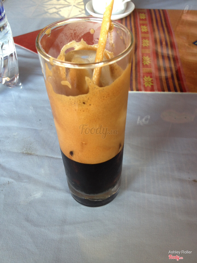 Black iced coffee