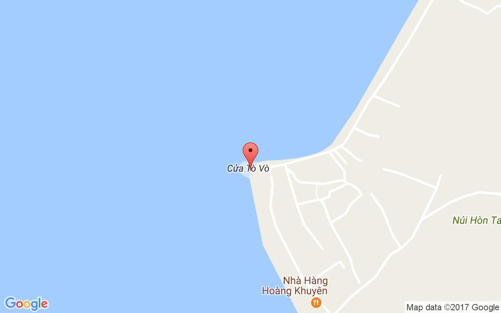Vị trí bản đồ Cổng Tò Vò - Đảo Lý Sơn ở Quảng Ngãi