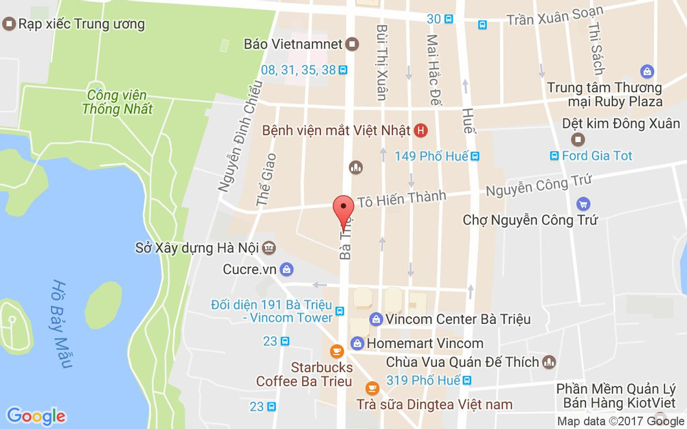 Vị trí bản đồ Nhà Hàng Lẩu Phát - Bà Triệu ở Hà Nội