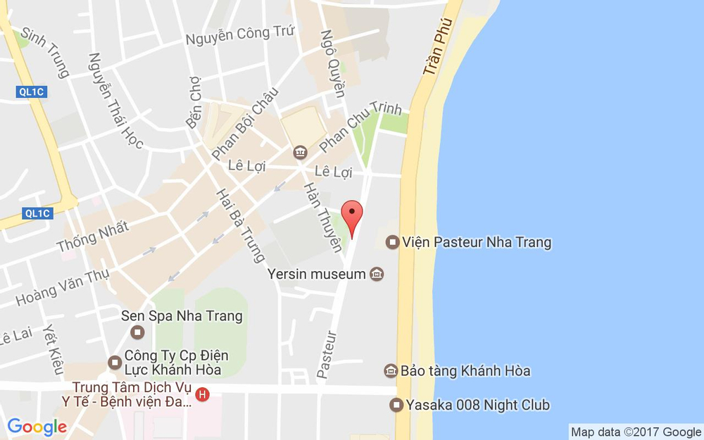 Vị trí bản đồ Siêu Thị Thực Phẩm Sạch 3Fmart ở Khánh Hoà