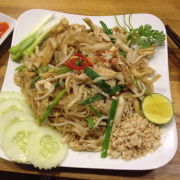 Vegetarian Pad Thai. 