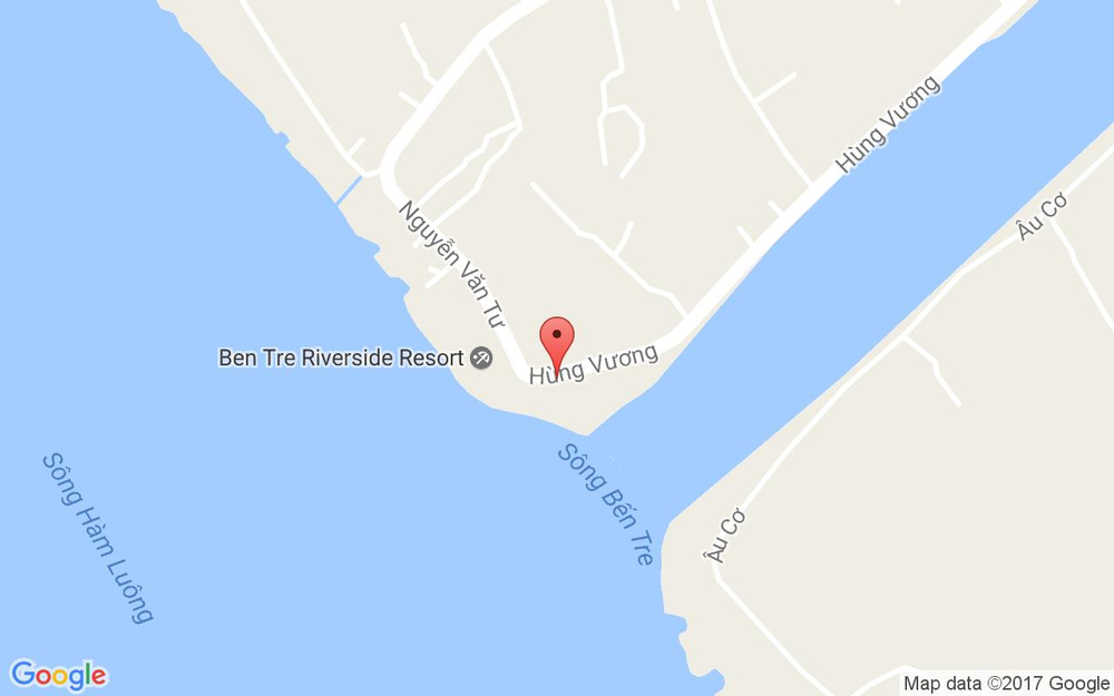 Vị trí bản đồ Bến Tre Riverside Resort ở Bến Tre ở Bình Định