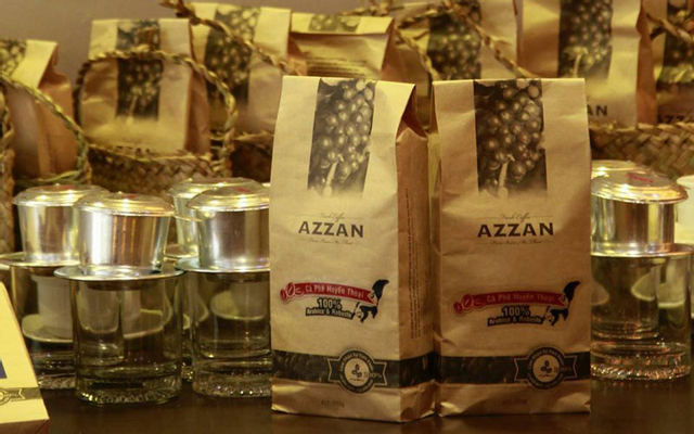 Azzan Coffee - Cafe Rang Xay - Quang Trung
