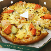 Pizza hải sản đế dày