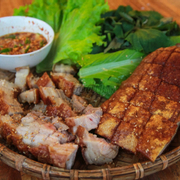 Ba chỉ giòn da