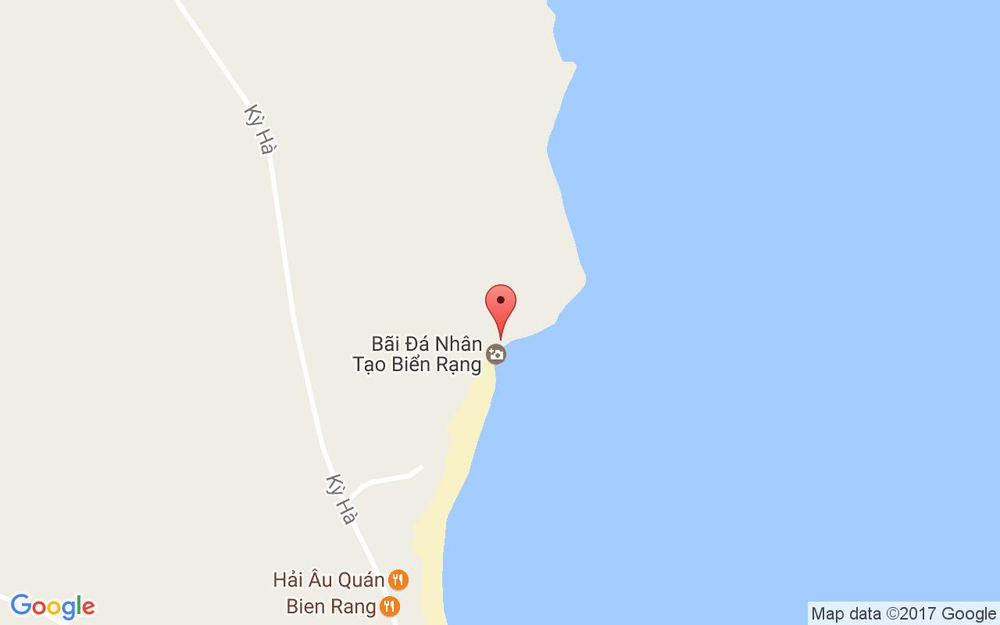 Vị trí bản đồ Bàn Than - Biển Rạng - Kỳ Hà ở Quảng Nam