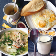 bữa sáng ở Lữ Tấn bạn ăn gì?