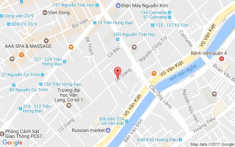 Vị trí bản đồ Cháo Lòng Bình Dân - Cô Giang ở TP. HCM
