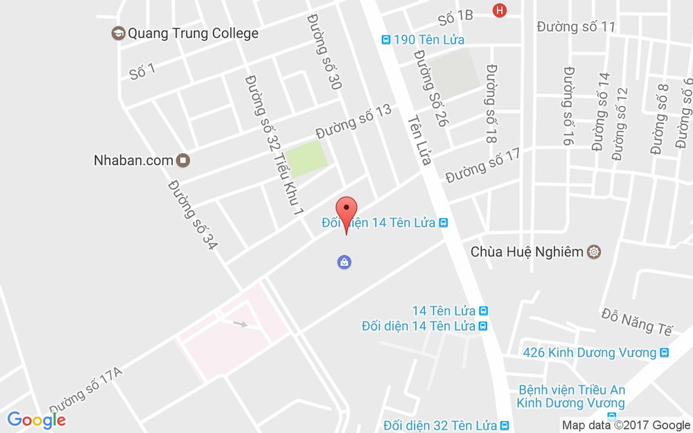 Vị trí bản đồ Seoul Garden - Buffet Lẩu & Nướng - AEON Mall Bình Tân ở TP. HCM