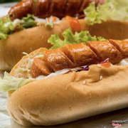 Hotdog vị Gà Hong Khói
