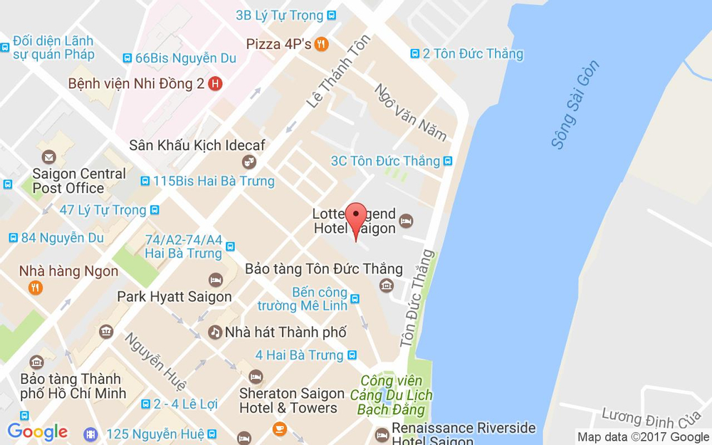 Vị trí bản đồ 7A Thái Văn Lung Quận 1 TP. HCM