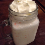 vanilla mashmalow milkshake