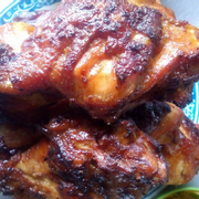 Đùi gà nướng vàng ươm, thơm mùi vị ngọt của thịt gà 22k/ phần