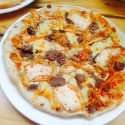 Pizza bò kim chi