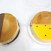 Mousse choco mix flan, mousse flan mix chanh dây