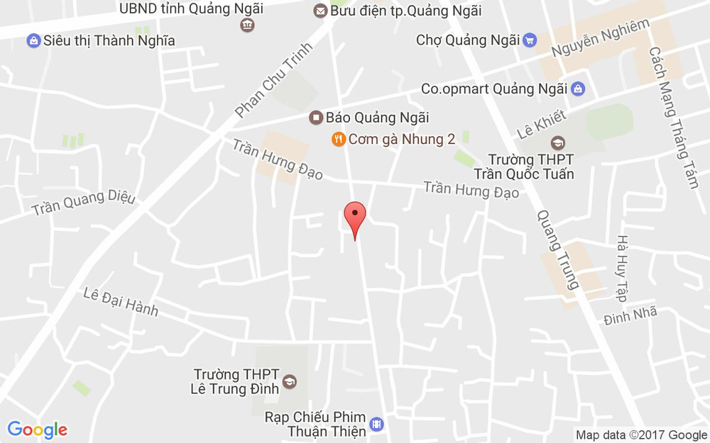 Vị trí bản đồ Nhà Nghỉ Cảnh Phượng - Phan Đình Phùng ở Quảng Ngãi
