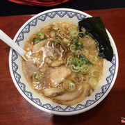 Noodle in original Chinese soup with hot long green onion