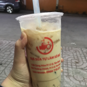 Trà sữa thập cẩm bánh flan