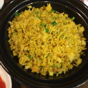 Yellow fried rice