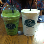 Green tea latte và trà sữa phúc long