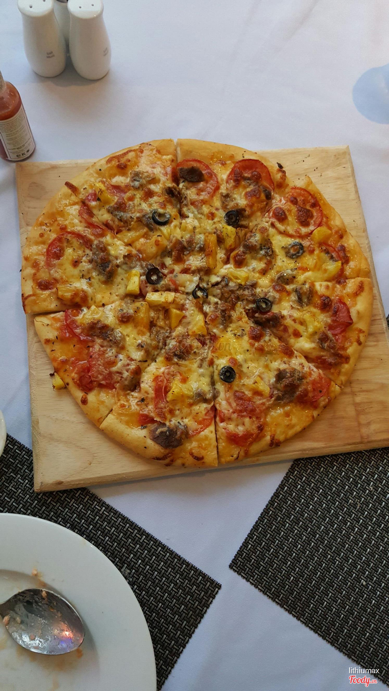 Pizza nhiều loại nhưng chỉ có 1 cỡ duy nhất