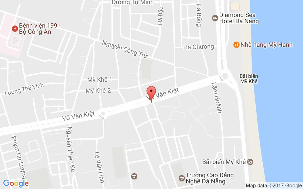 Vị trí bản đồ 91 Võ Văn Kiệt Quận Sơn Trà Đà Nẵng
