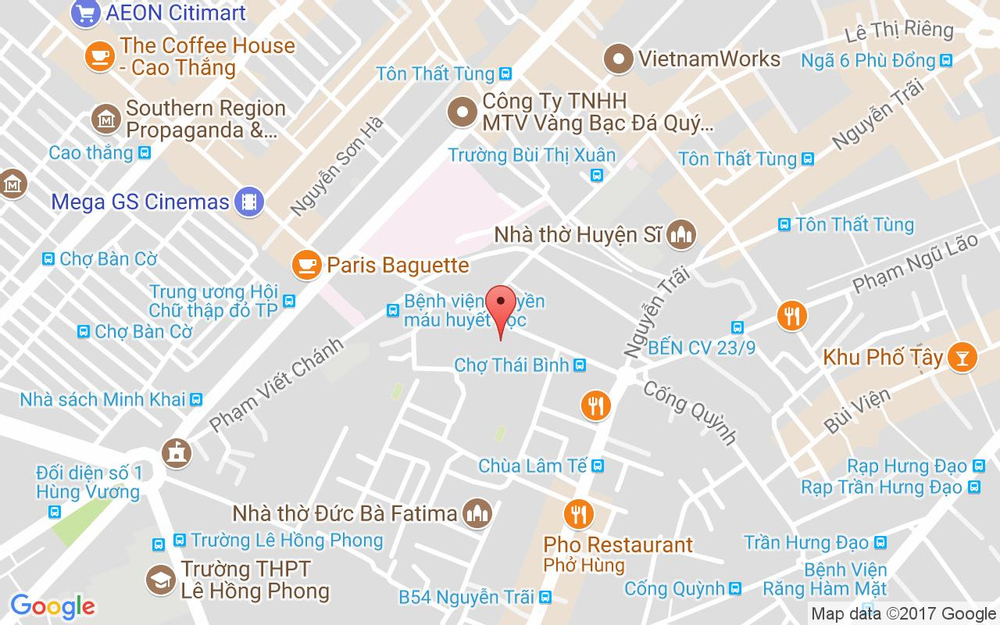Vị trí bản đồ 189/11 Cống Quỳnh, P. Nguyễn Cư Trinh Quận 1 TP. HCM