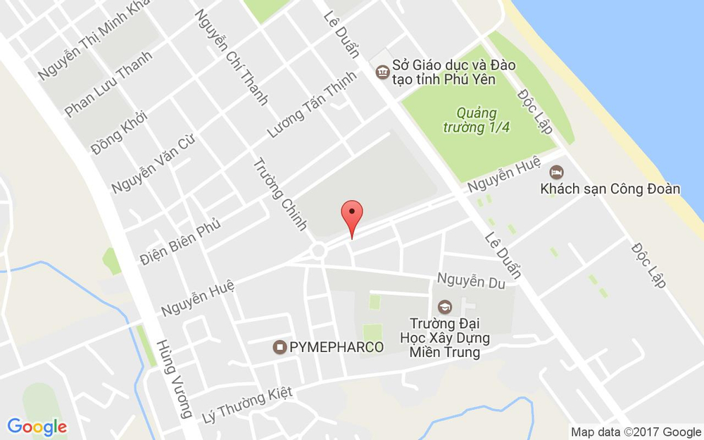 Vị trí bản đồ Nhiệt Đới Hotel ở Phú Yên