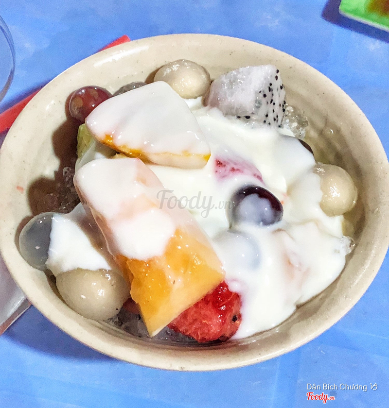 Trái cây dầm yaourt
