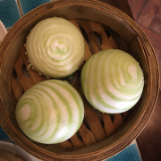 bánh bao trà xanh