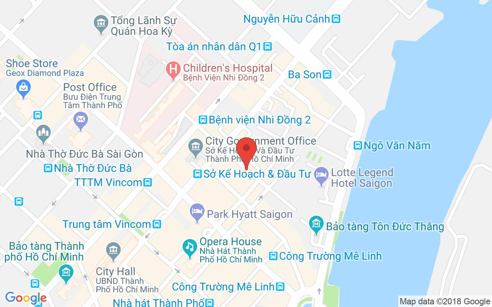 Vị trí bản đồ 15 Thái Văn Lung, P. Bến Nghé Quận 1 TP. HCM