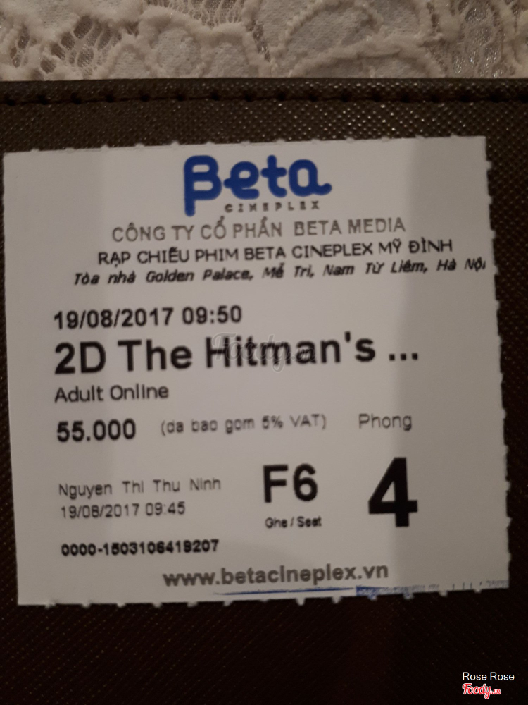 Rạp Chiếu Phim Beta Cineplex Mễ Trì ở Hà Nội