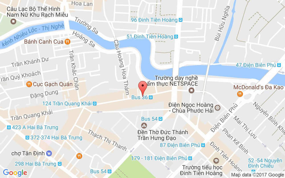 Vị trí bản đồ 49 Trần Quang Khải, P. Tân Định Quận 1 TP. HCM