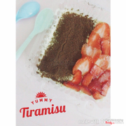 Tiramisu homemade vs dâu tươi cắt lát mix bột cacao hộp 2 ng ăn 35k. Fb/ngoctuyet2310. 0948993308
