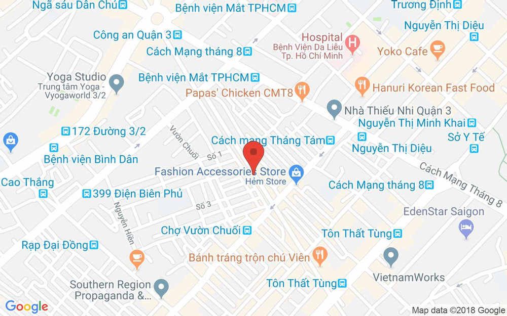 Vị trí bản đồ 177 Nguyễn Thượng Hiền, P. 4 Quận 3 TP. HCM