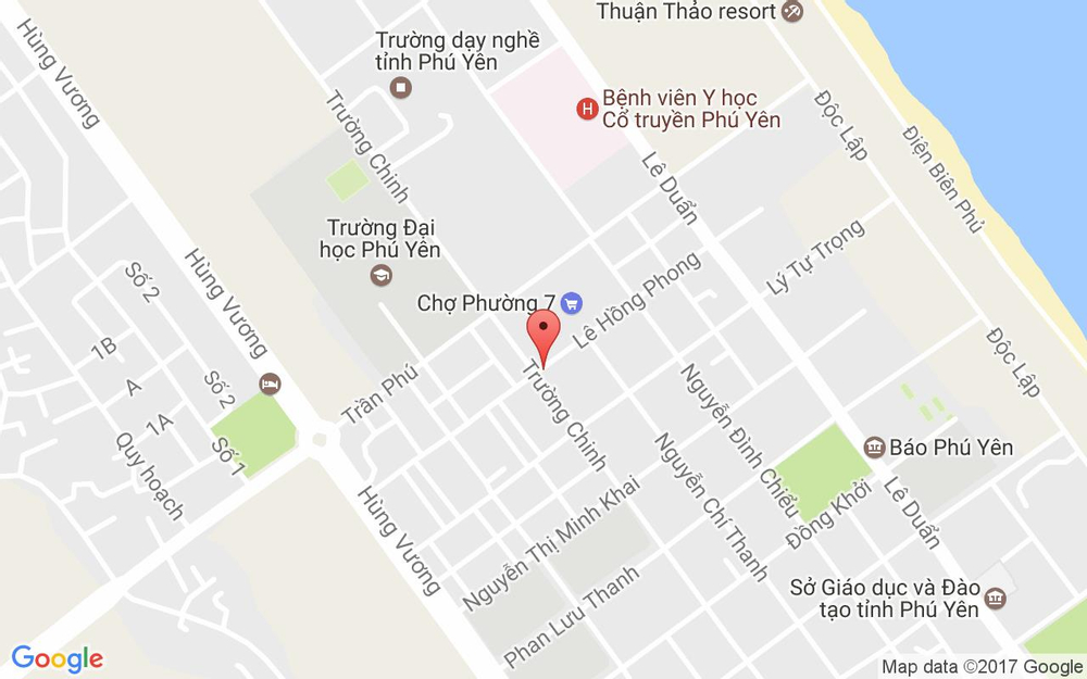 Vị trí bản đồ Cơm Chay Bồ Đề - Lê Hồng Phong ở Phú Yên