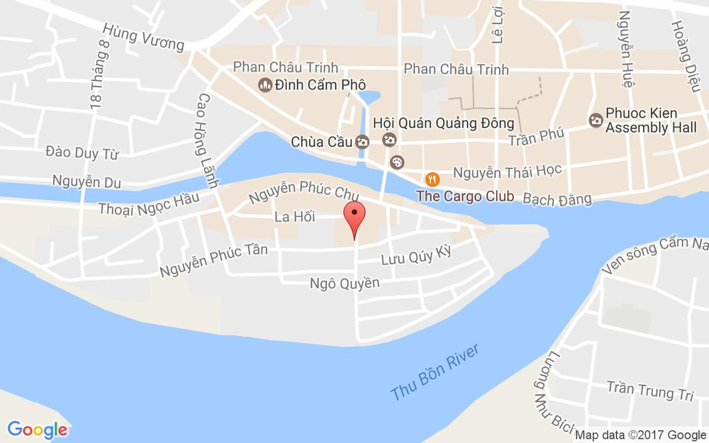 Vị trí bản đồ Chợ Đêm Nguyễn Hoàng ở Quảng Nam