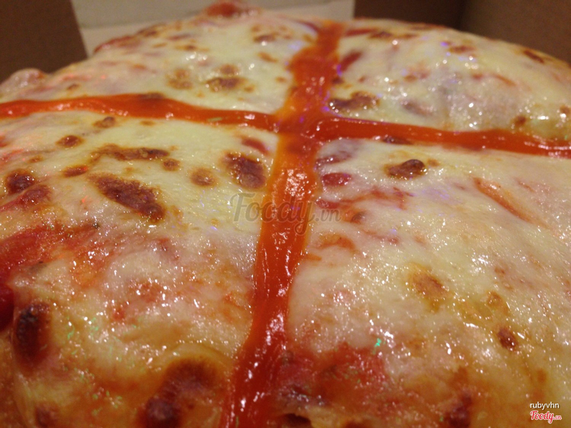 Pizza double cheese size nhỏ 89k- size M 149k. Vào thứ 4 hàng tuần gọi 1 pizza size M dc tặng thêm 1 pizza 