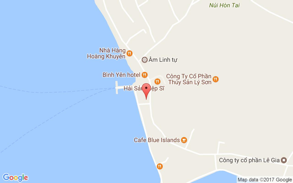 Vị trí bản đồ Nhà Nghỉ Lý Trí - Thôn Tây ở Quảng Ngãi