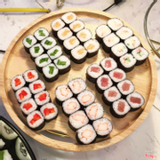 Sushi rolll in buffet sushi