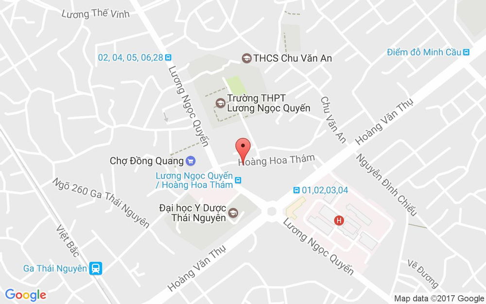 Vị trí bản đồ Hạnh Vũ - Drink & Dessert ở Thái Nguyên