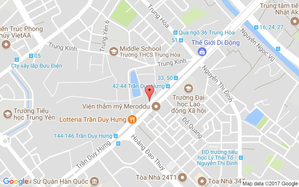 Vị trí bản đồ CoCo Fresh Tea & Juice - Trần Duy Hưng ở Hà Nội