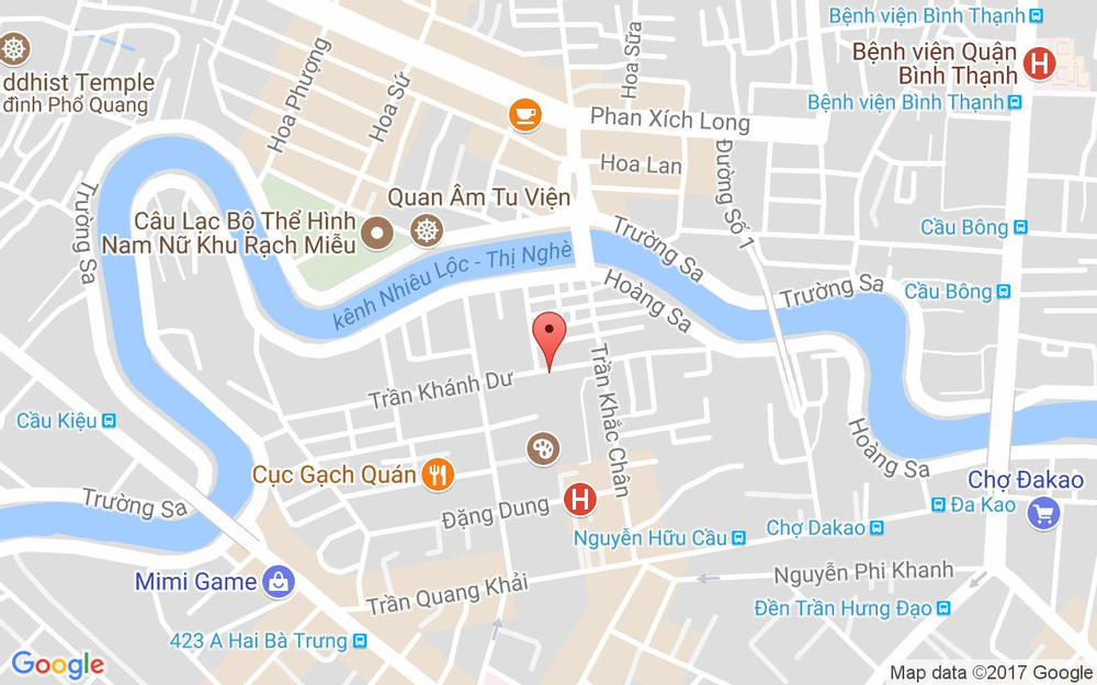 Vị trí bản đồ 53/26B Trần Khánh Dư, P. Tân Định Quận 1 TP. HCM