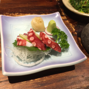 Tako sashimi 