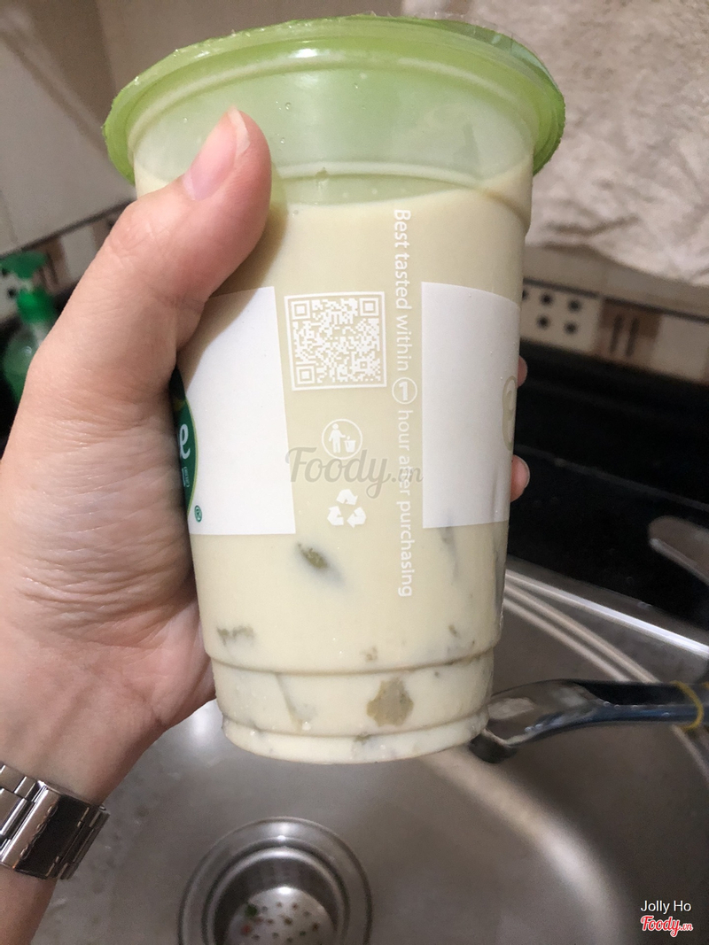 matcha latte pudding trà xanh siêu dỡ