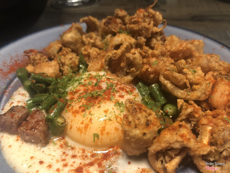 Crispy baby squid