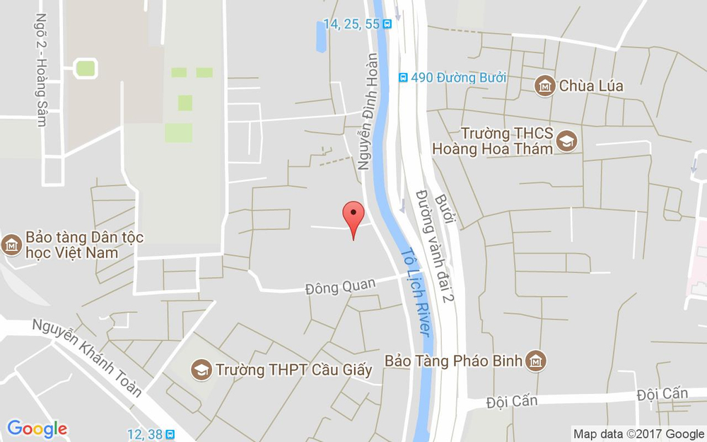 Vị trí bản đồ 10 Ngách 1 Ngõ 152 Nguyễn Đình Hoàn Quận Cầu Giấy Hà Nội