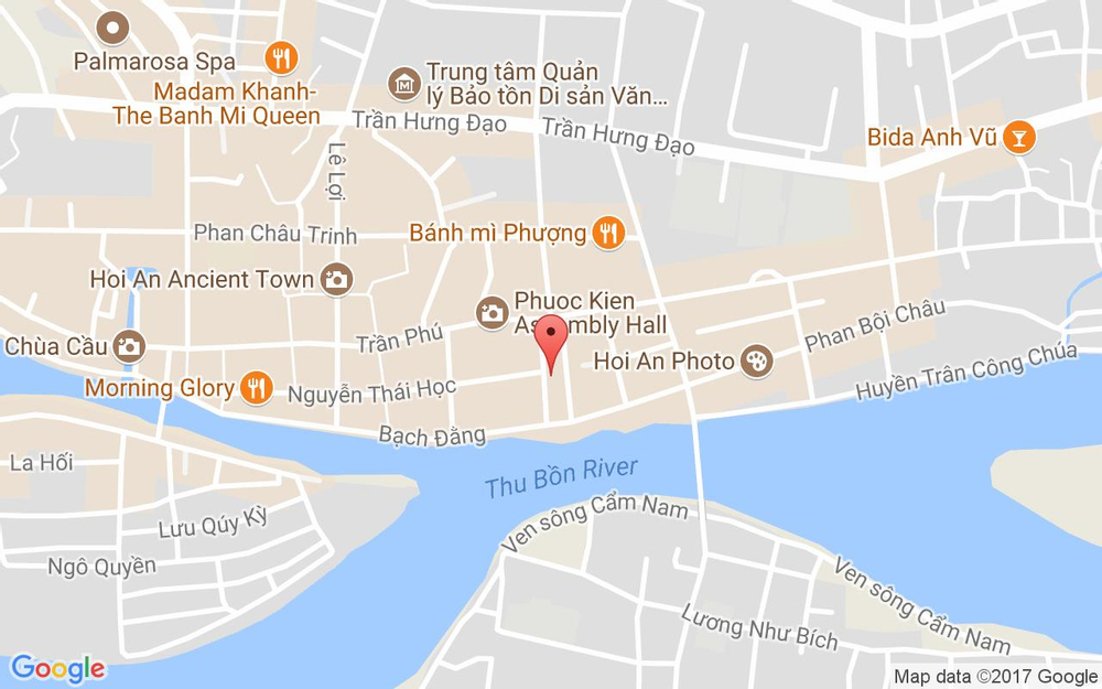Vị trí bản đồ Chợ Hội An ở Quảng Nam